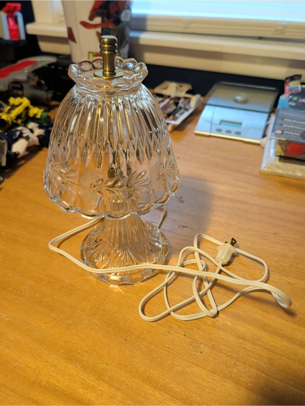 Vintage Princess House "Heritage" Romance Crystal Lamp